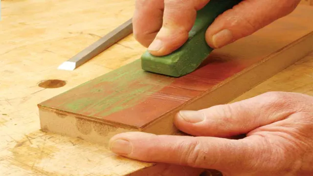 how to use a leather strop for chisels