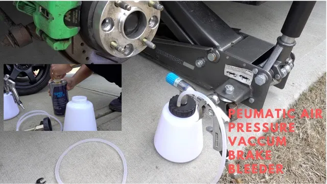 how to use a one man brake bleeder bottle