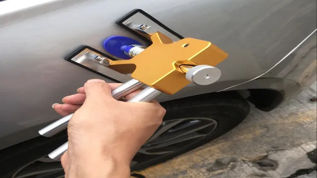 how to use a paintless dent puller