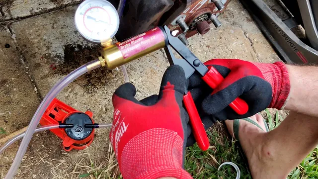 how to use a pittsburgh brake bleeder