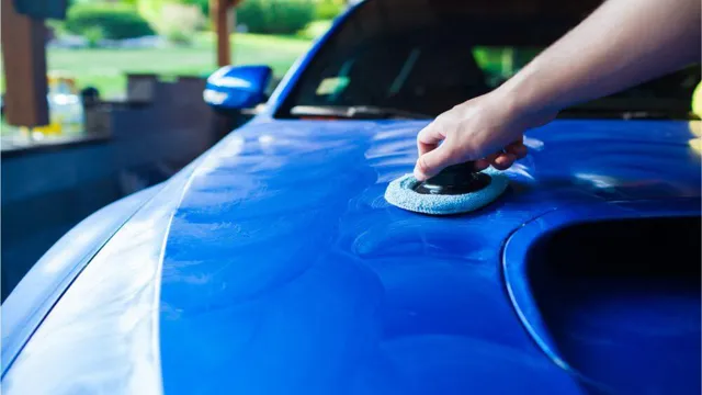 how to use a rotary polisher on a car