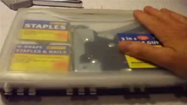 how to use a staple gun