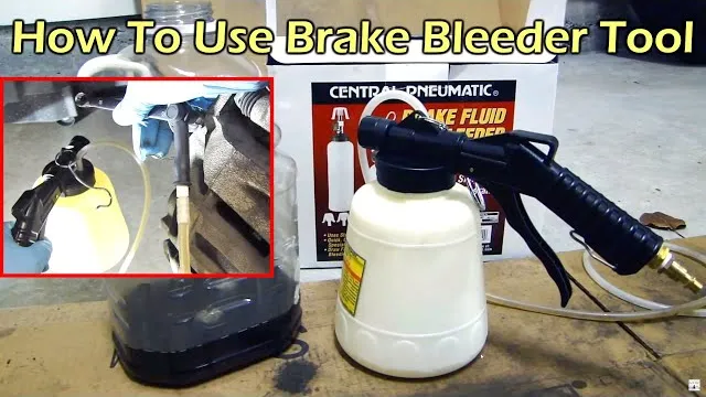 how to use a vacuum brake bleeder
