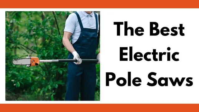 how to use an electric pole saw