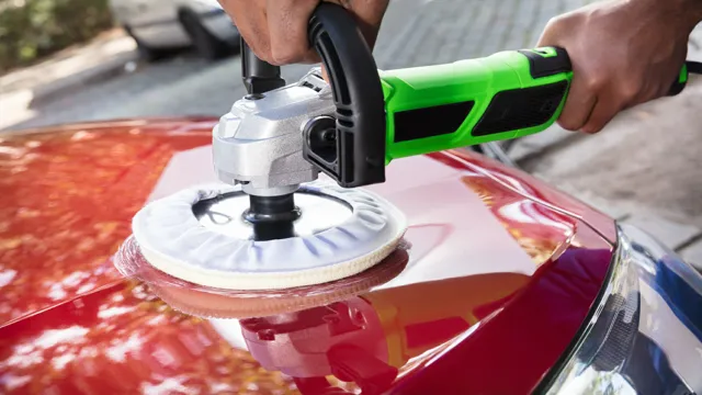 how to use an orbital polisher to wax a car