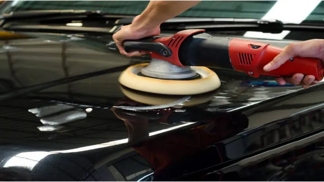 how to use an orbital polisher to wax a car