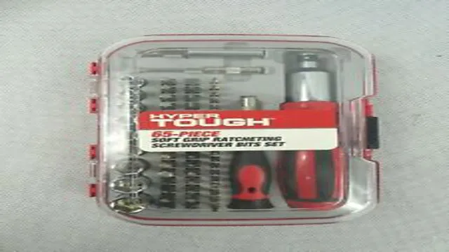 how to use hyper tough 65 piece ratchet screwdriver set