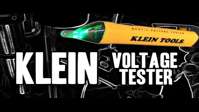how to use klein tools ncvt 1 voltage tester