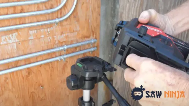 how to use laser level without tripod
