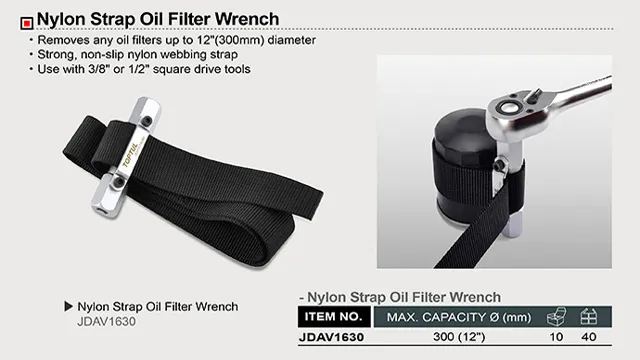 how to use nylon strap oil filter wrench