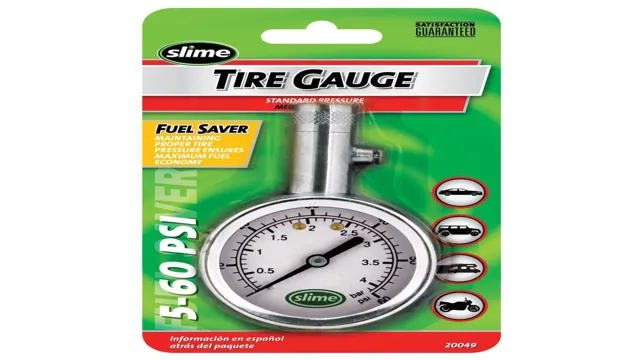 how to use slime tire pressure gauge