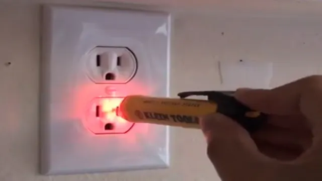how to use voltage tester on light fixture