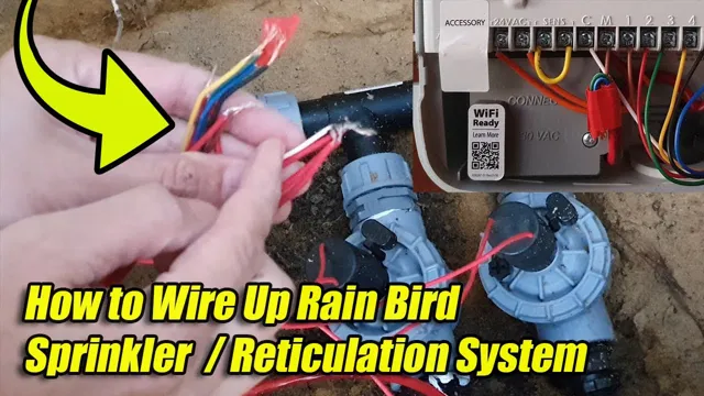 how to wire rain bird sprinkler system