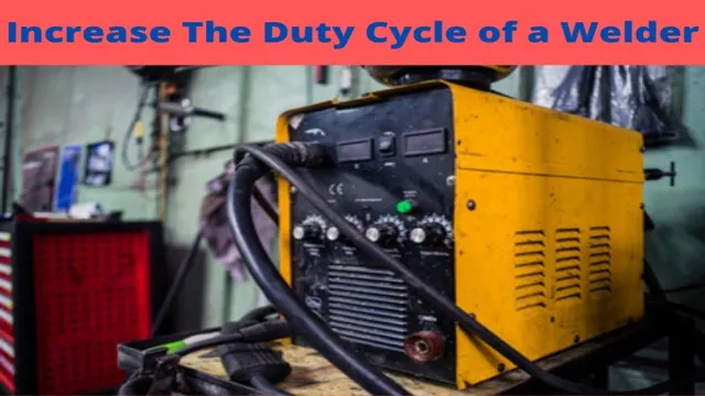 what does duty cycle mean on a welding machine