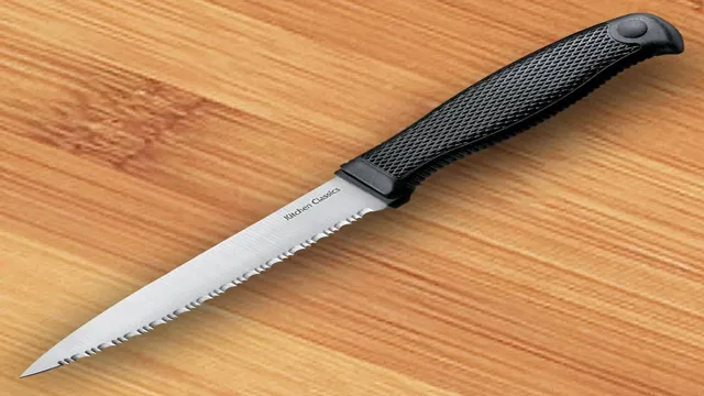 what is a utility knife used for in the kitchen