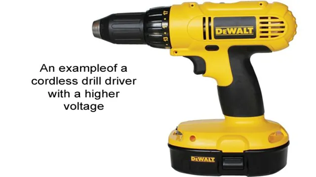 what is the best voltage for a cordless drill