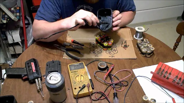 what is the positive side of a cordless drill battery