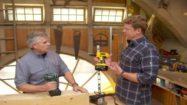 what kind of cordless drill does tom silva use