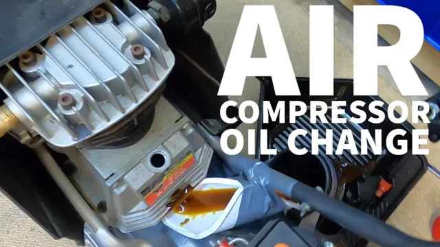 what oil goes in air compressor