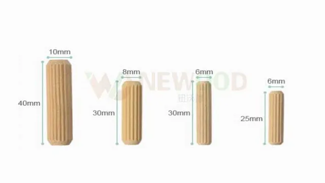 what size dowel for 3 4 inch wood 2
