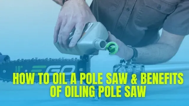 what type of oil for pole saw