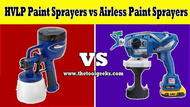 whats the difference between airless and air paint sprayer