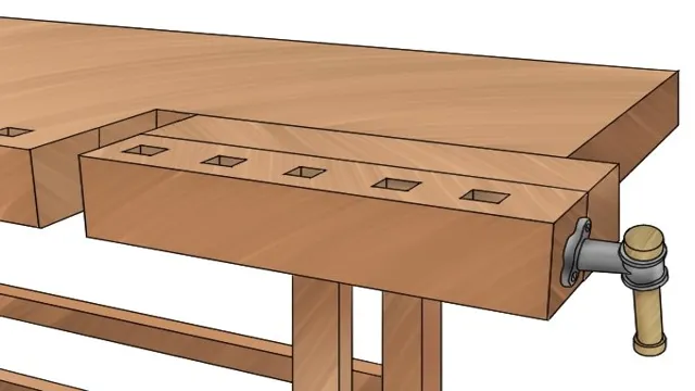 where should a vice be placed on a workbench