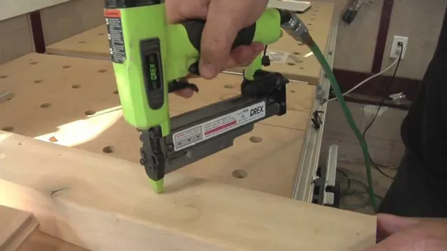 which is the correct way to use an air nailer